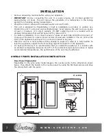 Preview for 2 page of Vinotemp VT-15PR28 Installation Instructions