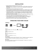 Preview for 9 page of Vinotemp VT-165TSRV Owner'S Manual