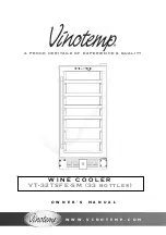 Vinotemp VT-32TSFE-SM Owner'S Manual предпросмотр