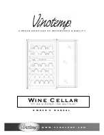 Vinotemp VT-34-2ZONE Owner'S Manual preview