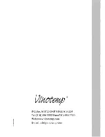 Предварительный просмотр 14 страницы Vinotemp VT-45 Instruction Manual