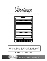 Vinotemp VT-46TS-2Z Owner'S Manual preview