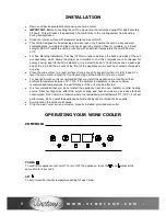 Preview for 8 page of Vinotemp VT-46TS-2Z Owner'S Manual