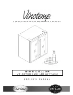 Preview for 1 page of Vinotemp VT-48TEDS-2Z Owner'S Manual