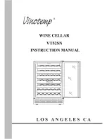 Preview for 1 page of Vinotemp VT-52SN Instruction Manual