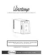 Предварительный просмотр 1 страницы Vinotemp VT-8TEDTS-ID Owner'S Manual