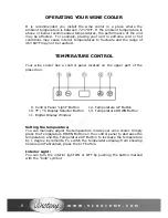 Предварительный просмотр 8 страницы Vinotemp VT-8TEDTS-ID Owner'S Manual