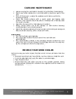 Preview for 9 page of Vinotemp VT-8TEDTS-ID Owner'S Manual