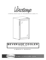 Vinotemp VT-BLKBEV Owner'S Manual preview