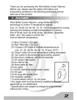 Preview for 3 page of Vinotemp VT-Chiller User Manual