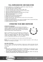 Preview for 12 page of Vinotemp VT-FULLKEG Owner'S Manual