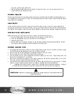 Preview for 12 page of Vinotemp VT-OUTDOORREF Owner'S Manual