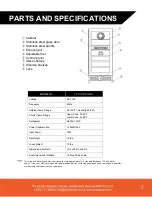 Предварительный просмотр 7 страницы Vinotemp VT-OUTDR15GD Owner'S Manual