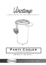 Vinotemp VT-PARTYCOOLER Owner'S Manual предпросмотр