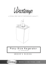 Предварительный просмотр 1 страницы Vinotemp VT - PONYKEG Owner'S Manual