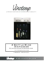 Preview for 1 page of Vinotemp VT-PRWINEDIS4S Owner'S Manual