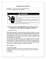 Предварительный просмотр 15 страницы Vinotemp WIME-MATE WM-1500SSI Operation Care Installation Manual