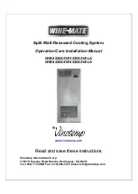 Preview for 1 page of Vinotemp Wine-Mate 2520SSW-LA Care & Installation Manual