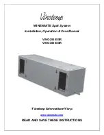 Vinotemp WINE-MATE VINO-2500SSR Installation & Operation Manual preview