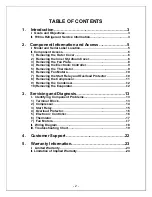 Preview for 3 page of Vinotemp WINE-MATE VINO1500HZD Service Manual