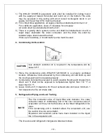 Preview for 20 page of Vinotemp WINE-MATE WM-12000SSD Operation Care Installation Manual