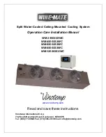 Vinotemp WINE-MATE WM-12000SSSWC Operation Care Installation Manual предпросмотр