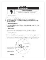 Preview for 22 page of Vinotemp WINE-MATE WM-1500HZD Installation, Use & Care Manual