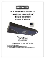 Preview for 1 page of Vinotemp Wine-Mate WM-1500SSI Operation Care Installation Manual