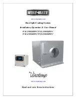 Vinotemp Wine-Mate WM-2500SSHWC Installation, Operation & Care Manual предпросмотр