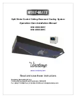 Preview for 1 page of Vinotemp WINE-MATE WM-2500SSIWC Operation Care Installation Manual