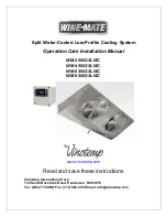 Preview for 1 page of Vinotemp WINE-MATE WM-2500SSLWC Operation Care Installation Manual