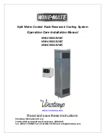 Preview for 1 page of Vinotemp WINE-MATE WM-2500SSVWC Operation Care Installation Manual