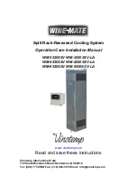 Предварительный просмотр 1 страницы Vinotemp WINE-MATE WM-2520SSV Operation Care Installation Manual