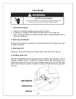 Preview for 19 page of Vinotemp Wine-Mate WM-32520HZD Installation, Use & Care Manual