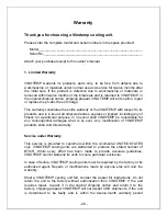 Preview for 29 page of Vinotemp WINE-MATE WM-4500DS Operation Care Installation Manual