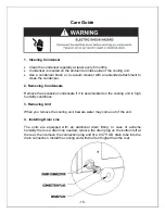 Preview for 16 page of Vinotemp WINE-MATE WM-6500D-DE Installation, Use & Care Manual