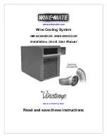 Vinotemp Wine-Temp WM-6500HZD-DE Installation, Use & Care Manual preview