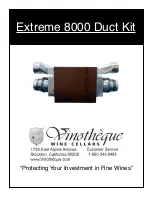 Vinotheque Extreme 8000 Owner'S Manual preview