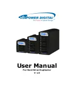 Предварительный просмотр 1 страницы Vinpower Hard Drive Duplicator 1.0 User Manual