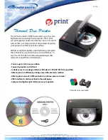 Vinpower U-Print CDP78 Specifications предпросмотр