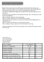 Preview for 2 page of Vinsetto 920-071V70 Assembly & Instruction Manual