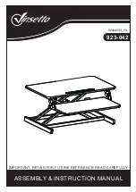 Предварительный просмотр 1 страницы Vinsetto 923-042 Assembly & Instruction Manual