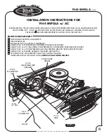 Preview for 6 page of Vintage Air 1964 CHEVY IMPALA GEN IV w/ FACTORY AIR Manual