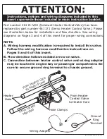 Предварительный просмотр 1 страницы Vintage Air 46115-VUH Manual