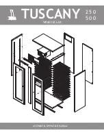 Preview for 1 page of Vintage Keeper Tuscany 250 Assembly & Operation Manual