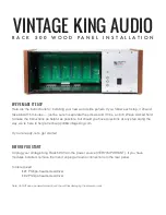 Vintage King Rack 500 Installation preview