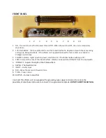 Preview for 5 page of VINTAGE SOUND AMPS REVIBE VSRV Manual