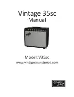 Preview for 1 page of Vintage Sound Vintage 35SC Manual