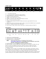 Preview for 4 page of Vintage Sound Vintage 35SC Manual