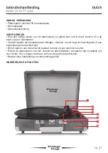 Предварительный просмотр 7 страницы Vintage Vinyl VV-SV-TT-V2 Series User Manual